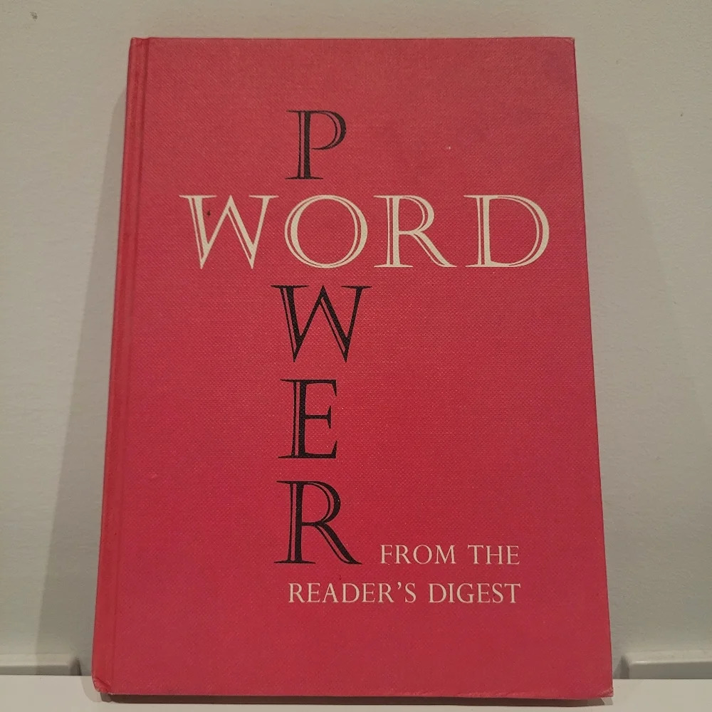 Vintage Word Power Reader's Digest Hardcover Book 1967 - nonfiction